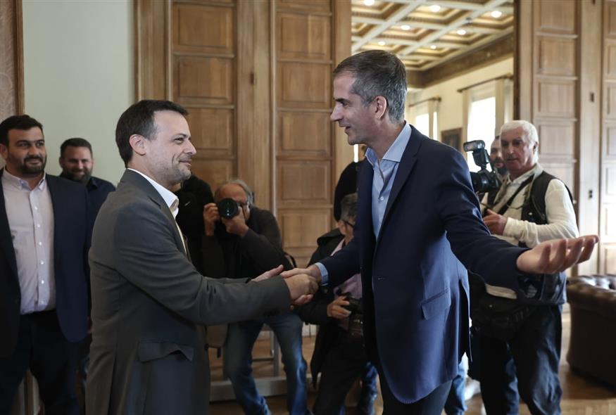 Χάρης Δούκας και Κώστας Μπακογιάννης (INTIME NEWS/ΛΙΑΚΟΣ ΓΙΑΝΝΗΣ)