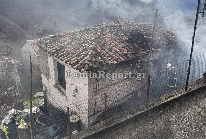 Πυρκαγιά σε σπίτι στη Φθιώτιδα