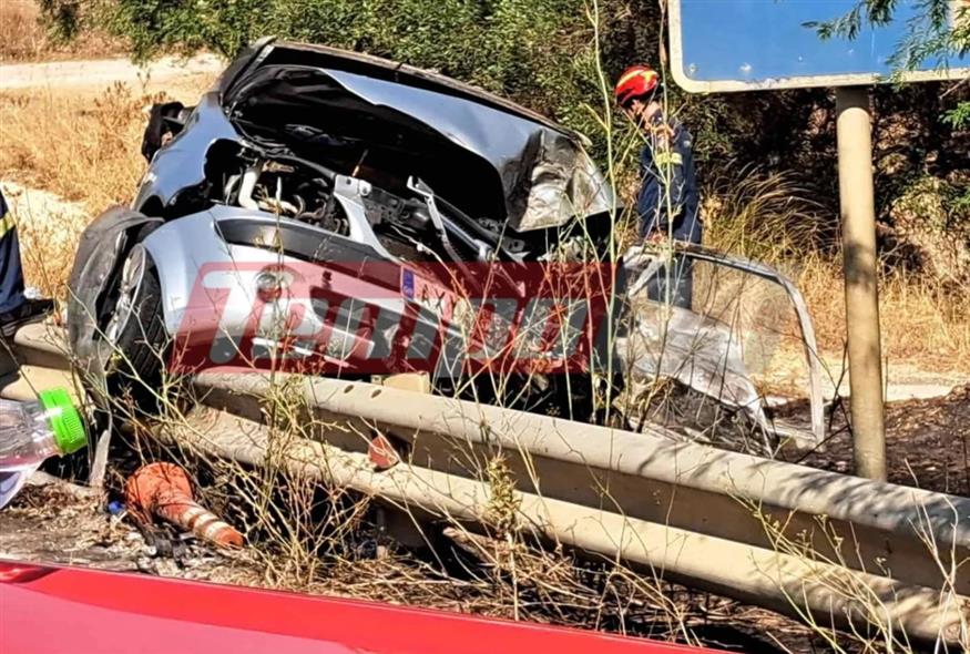 Τροχαίο δυστύχημα στην παλαιά Εθνική Πατρών-Πύργου (tempo24)