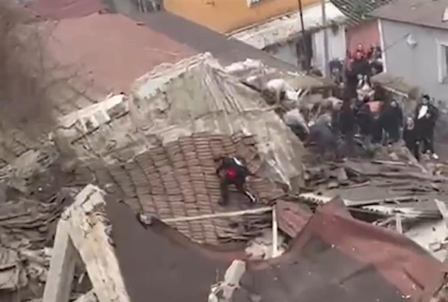 Εικόνα από το σημείο (Screenshot/X)