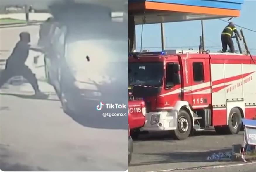Ιταλία: Έκαψαν ζωντανούς μετανάστες από Αφγανιστάν και Πακιστάν μέσα σε βαν (screenshot)