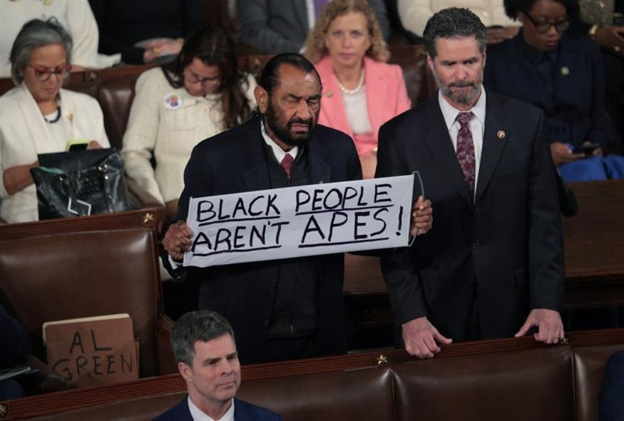 Ο Αλ Γκριν στην ομιλία Τραμπ/ΑP