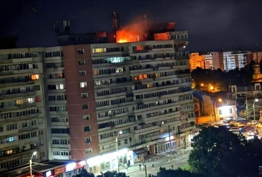 Drone χτυπά πολυκατοικία στη Ρουμανία