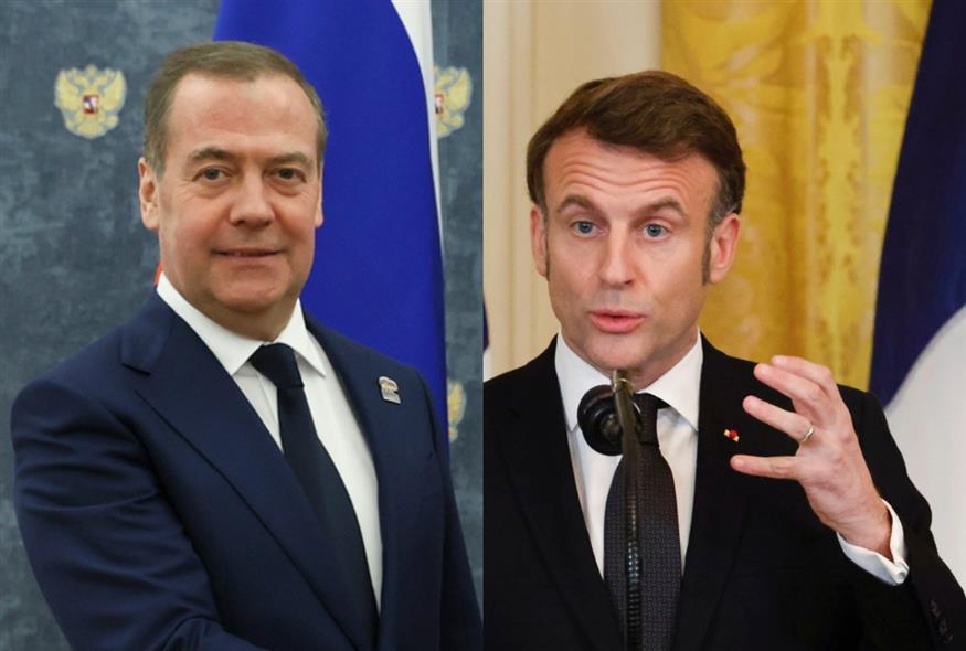 Μεντβέντεφ-Mακρόν/AP