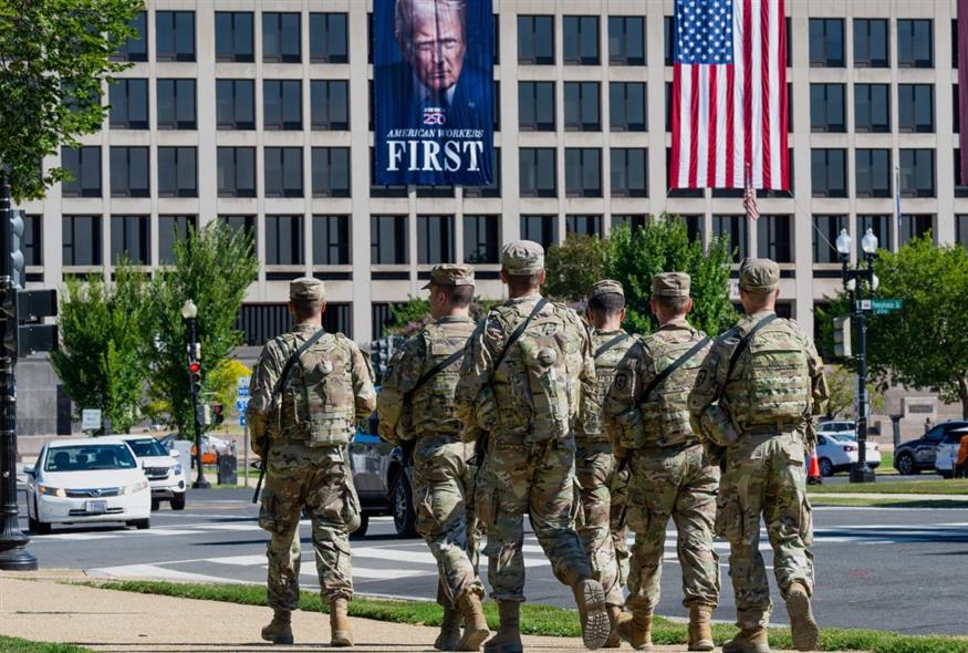 Οπλοφορεί η Εθνοφρουρά στην Ουάσινγκτον μετά από εντολή Τραμπ (AP)