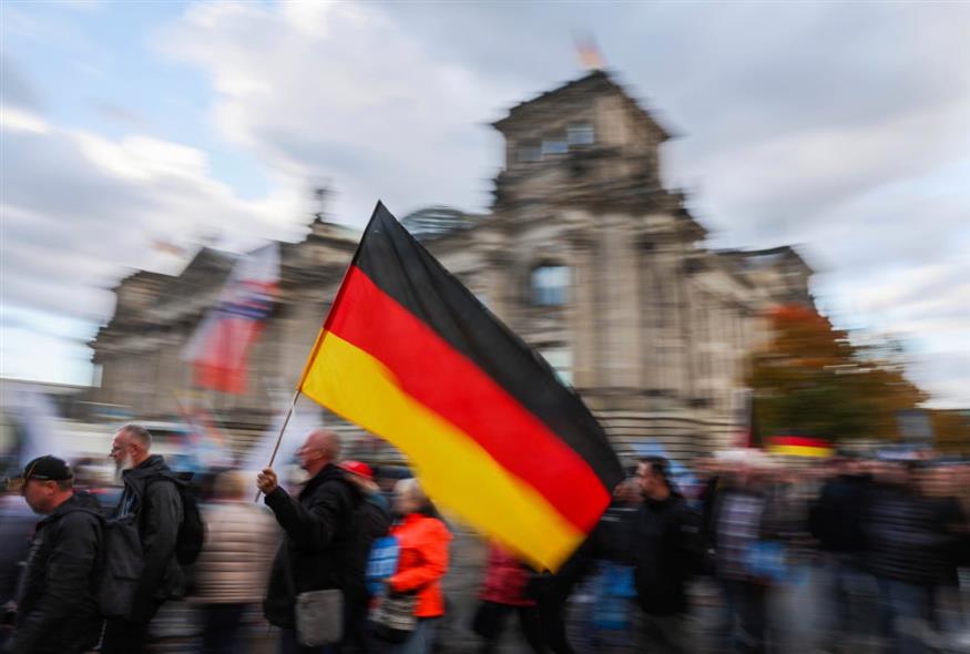 (Democracy News Alliance/news aktuell via AP Images)