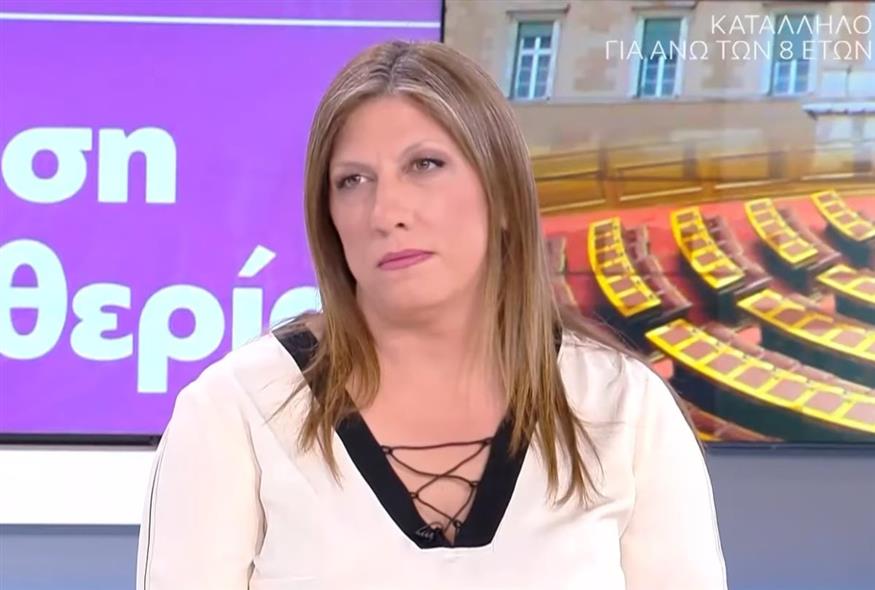 Η Ζωή Κωνσταντοπούλου στην «Ώρα Ελλάδος» του OPEN (screenshot/Glomex)