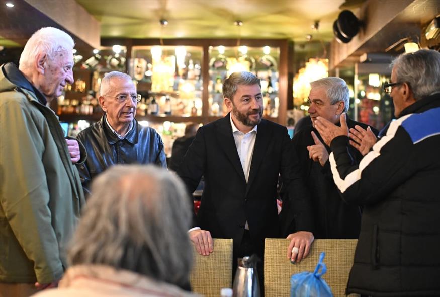 Ο Νίκος Ανδρουλάκης στη Δράμα (ΓΡ. ΤΥΠΟΥ ΠΑΣΟΚ-ΚΙΝΗΜΑ ΑΛΛΑΓΗΣ/EUROKINISSI)