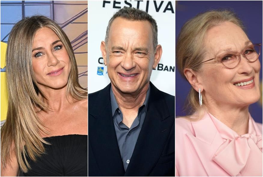 Τζένιφερ Άνιστον - Τομ Χανκς - Μέριλ Στριπ (AP)