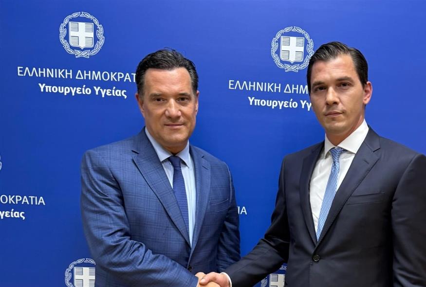 Άδωνις Γεωργιάδης - Αθανάσιος Ζαμάνης (ΓΡ. ΤΠ. ΥΠ.ΥΓΕΙΑΣ /EUROKINISSI)
