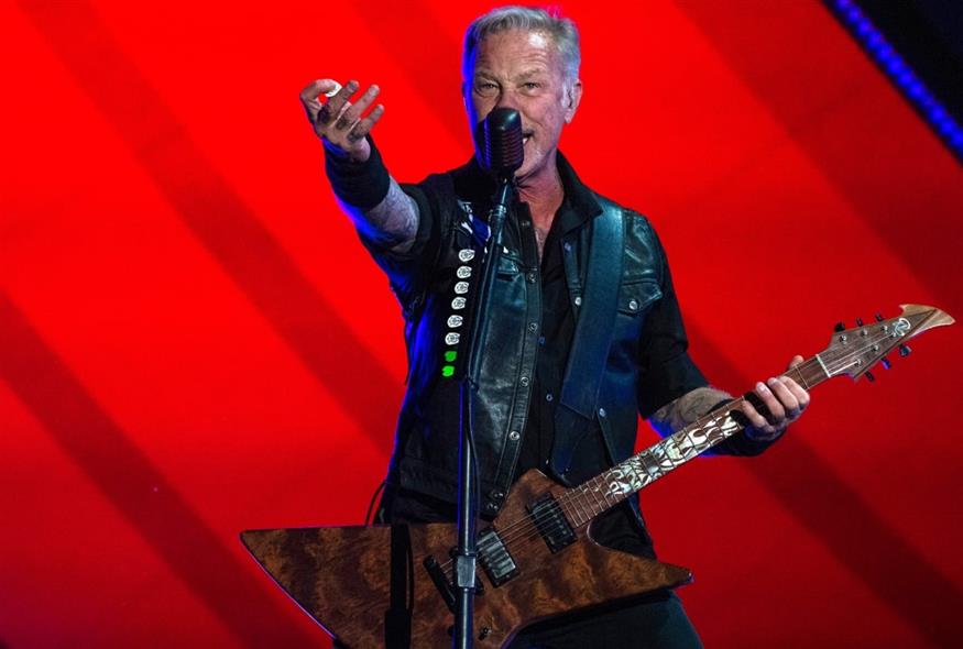 Metallica live στη Νέα Υόρκη το 2022 (AP Photo/Brittainy Newman)