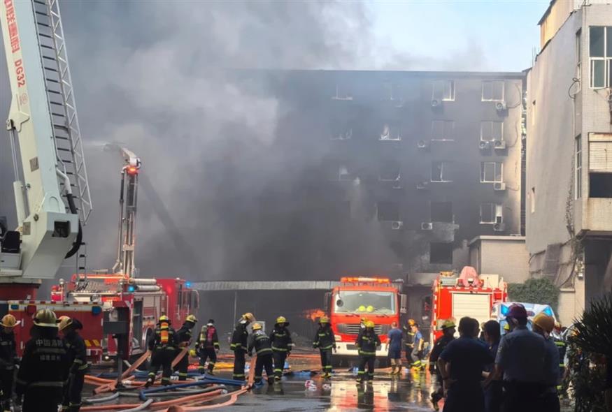 Φονική πυρκαγιά σε εργοστάσιο παπουτσιών/AP