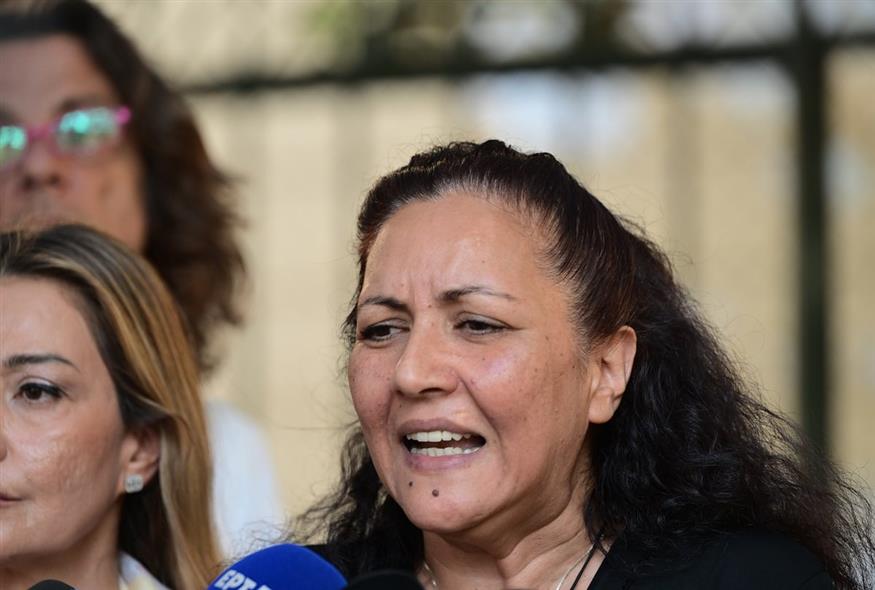 Η μητέρα της Κυριακής Γρίβα, Δέσποινα Καλλέα (ΤΑΤΙΑΝΑ ΜΠΟΛΑΡΗ/EUROKINISSI)