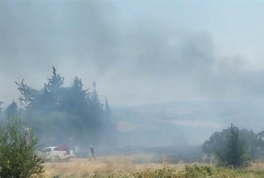 Φωτιά στο Σχολάρι / video capture