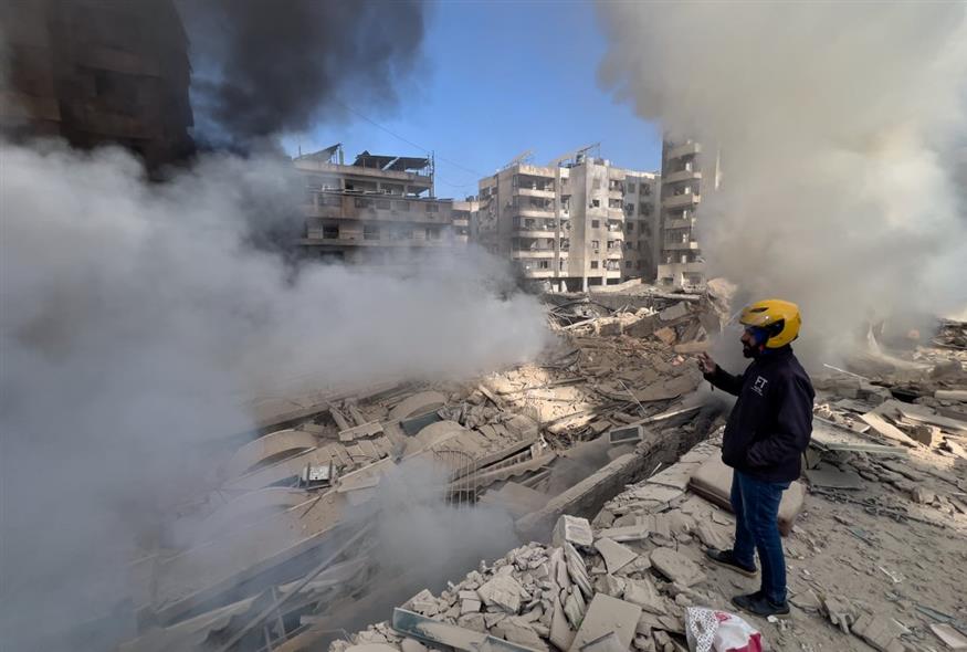 Βομβαρδισμοί στη Βηρυτό (AP)