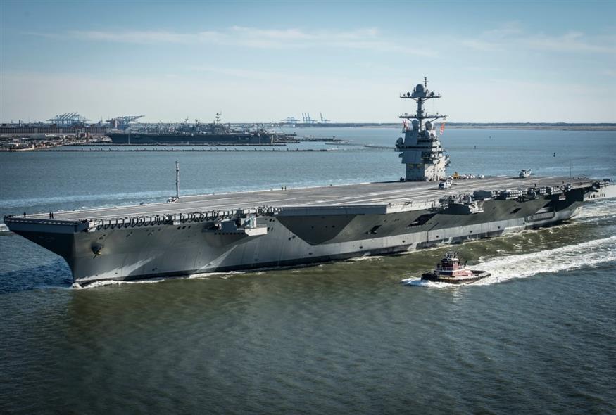 USS Ford (U.S. Navy via AP)