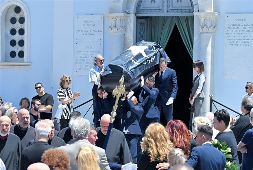 Το τελευταίο «αντίο» στον Ανδρέα Μαζαράκη (ΙΝΤΙΜΕ/ΧΑΛΚΙΟΠΟΥΛΟΣ ΝΙΚΟΣ)
