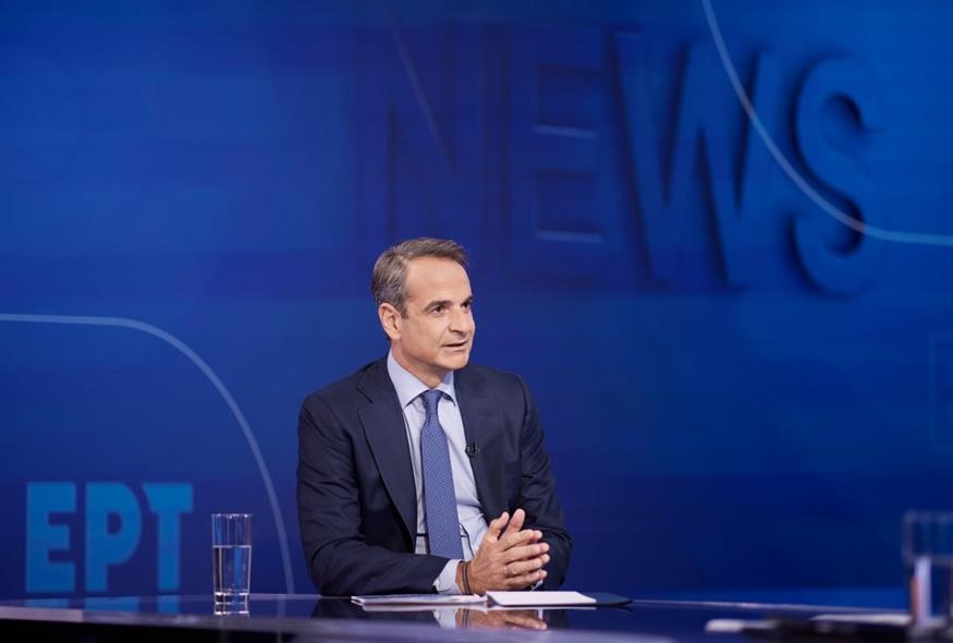 Ο Κυριάκος Μητσοτάκης στην ΕΡΤ (Γ.Τ Ν.Δ. ΠΑΠΑΜΗΤΣΟΣ ΔΗΜΗΤΡΗΣ)