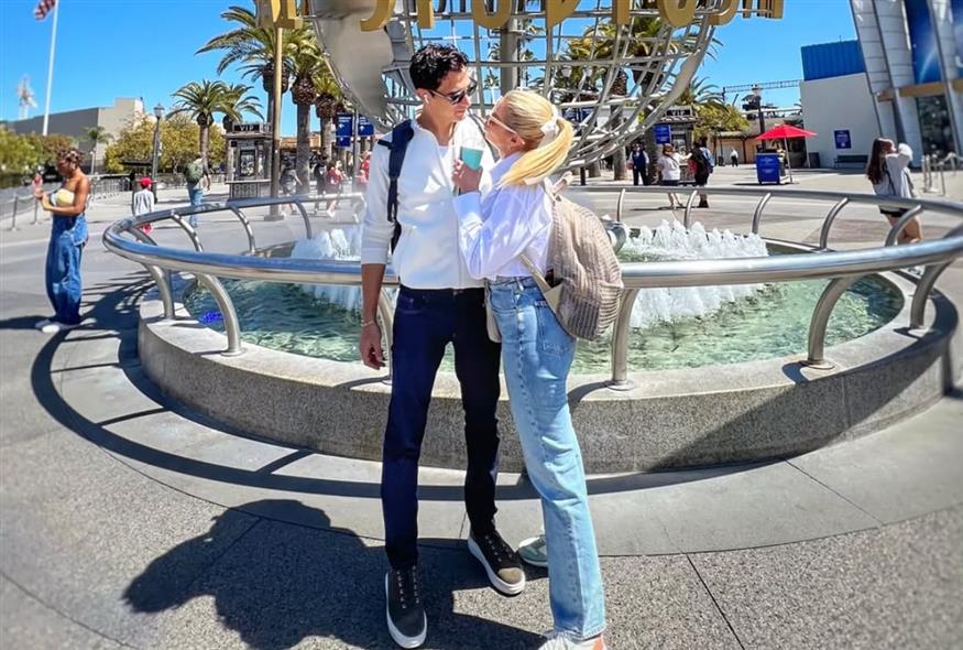 Δήμος Αναστασιάδης και Τζένη Θεωνά (Copyright: Instagram)