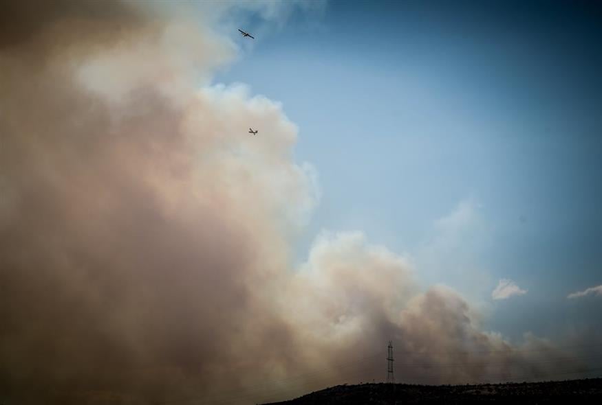 Φωτιά στην Οινόη (ΣΩΤΗΡΗΣ ΔΗΜΗΤΡΟΠΟΥΛΟΣ/ EUROKINISSI)