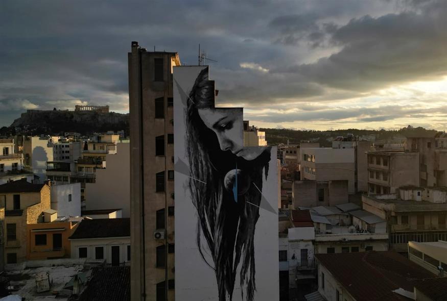 Η πόλη της Αθήνας από ψηλά (AP Photo/Thanassis Stavrakis)