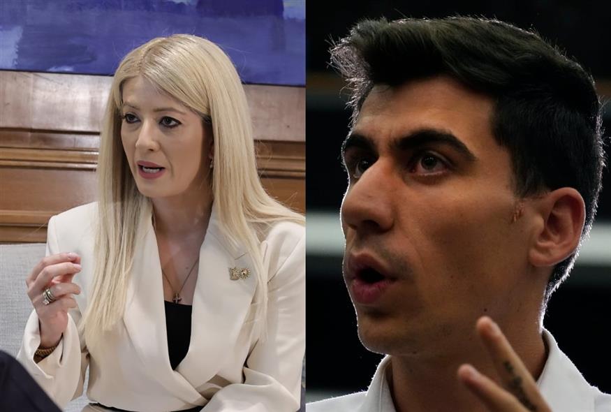 Η Αννίτα Δημητρίου (ΛΙΑΚΟΣ ΓΙΑΝΝΗΣ/INTIME) και ο Φειδίας Παναγιώτου (AP Photo/Petros Karadjias)