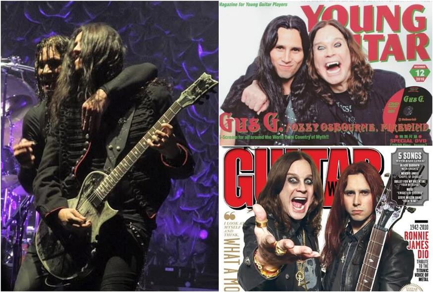 Ο Όζι Όσμπορν με τον Gus G (Copyright: Instagram)