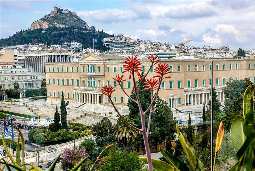 Άνοιξη στο κέντρο της Αθήνας (Eurokinissi)