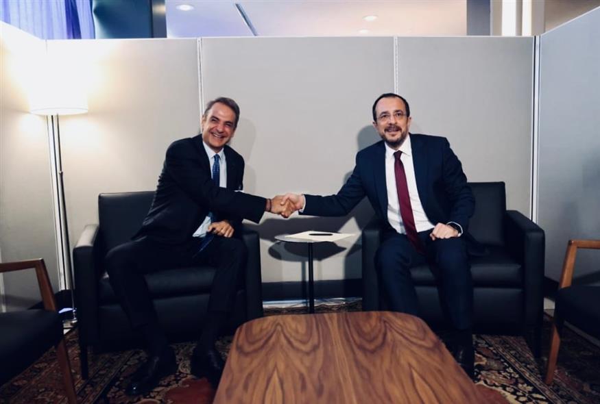 Συνάντηση Μητσοτάκη-Χριστοδουλίδη