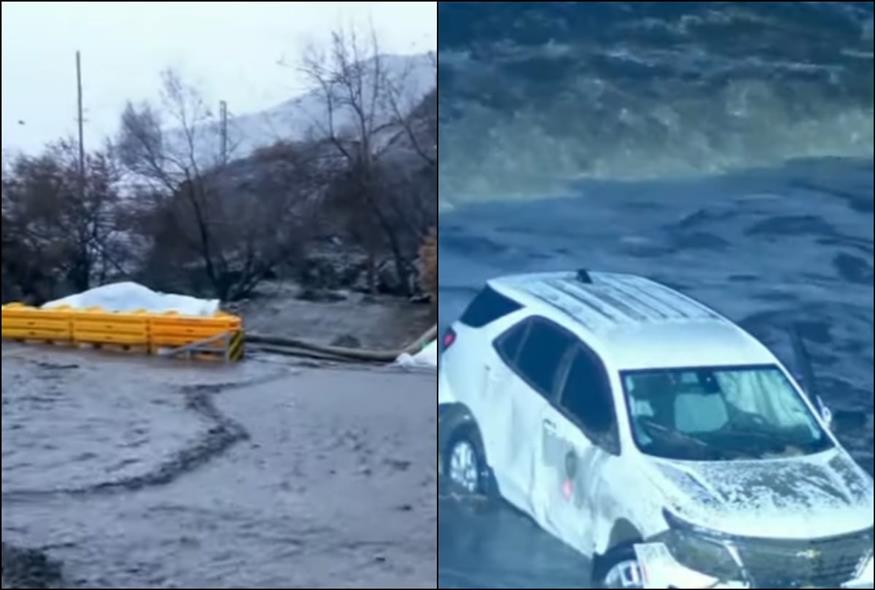 Λος Άντζελες: Πλημμύρες σε πυρόπληκτες περιοχές (Screenshot)