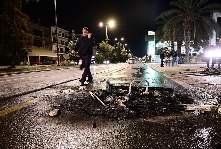 Διαμαρτυρία για τον θάνατο 17χρονου Ρομ από πυρά αστυνομικού στη εωφόρο Μεσογείων (Eurokinissi)
