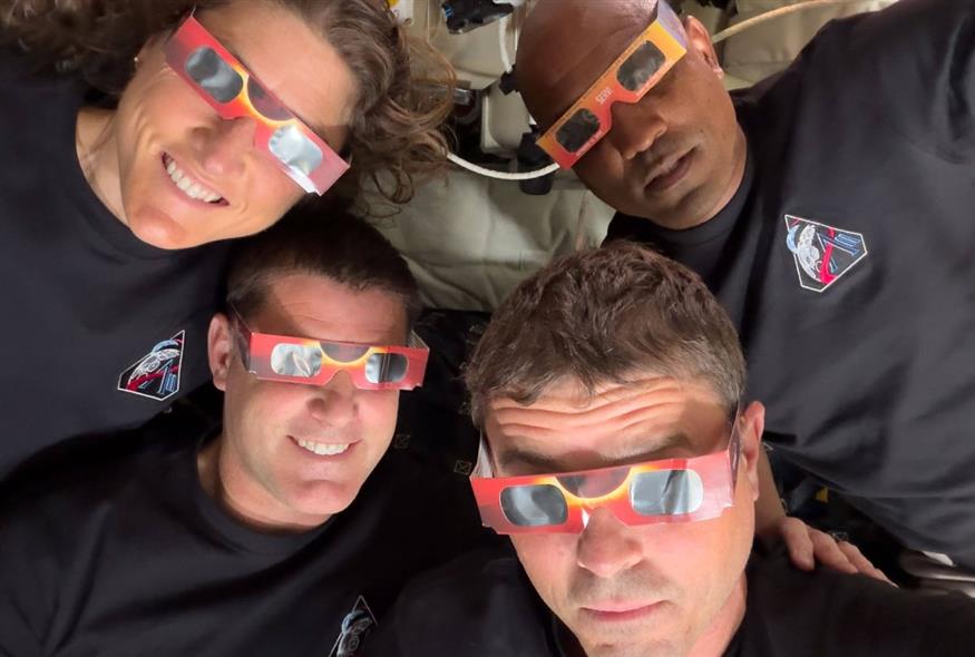 Οι αστροναύτες του Artemis II (NASA via AP)