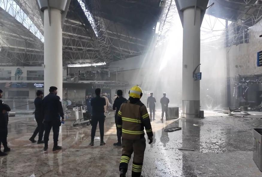 Ιρανικό χτύπημα στο Κουβέιτ (screenshot)