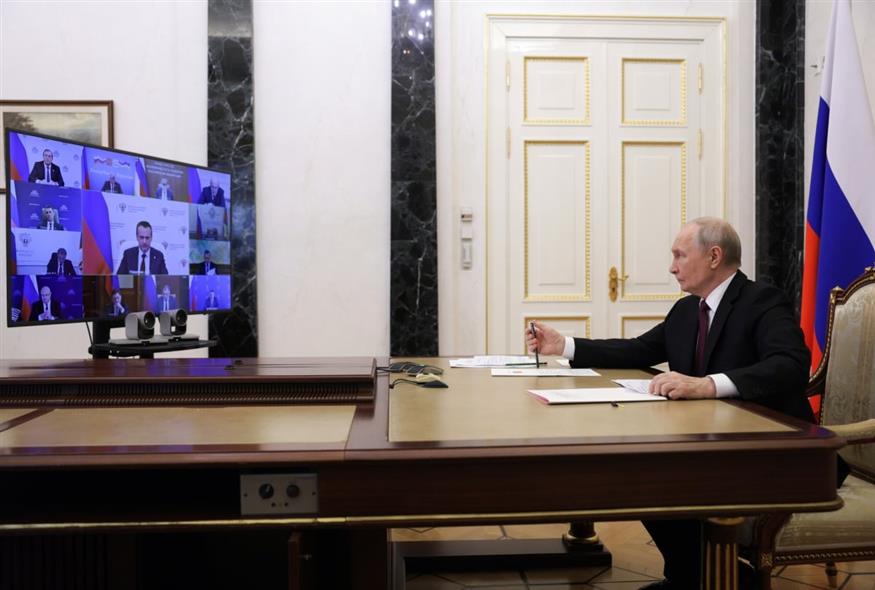 Βλαντίμιρ Πούτιν (Gavriil Grigorov/Sputnik, Kremlin Pool Photo via AP)