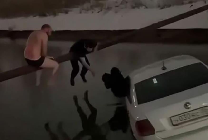 Στιγμιότυπο από την επιχείρηση διάσωσης (screenshot)