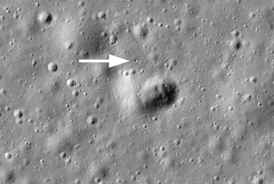 Το Lunokhod 1 στην τελευταία στάση του (NASA/GSFC/Arizona State U/dailygalaxy.com)