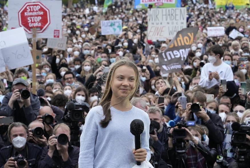 Η ακτιβίστρια για το κλίμα, Γκρέτα Τούνμπεργκ (Associated Press)