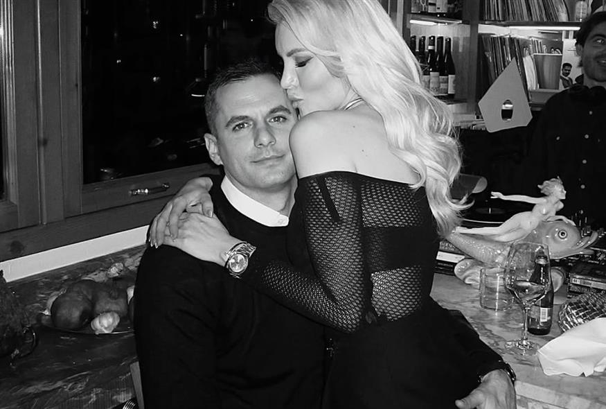 Κατερίνα Καινούργιου και Παναγιώτης Κουτσουμπής (Copyright: Instagram)