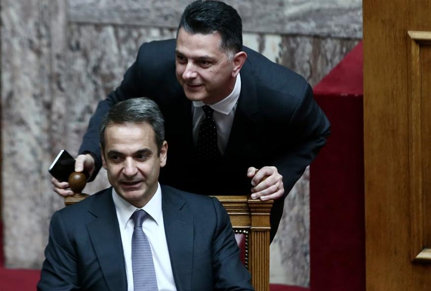 Μιχάλης Μπεκίρης - Κυριάκος Μητσοτάκης (INTIME NEWS / ΤΖΑΜΑΡΟΣ ΠΑΝΑΓΙΩΤΗΣ)