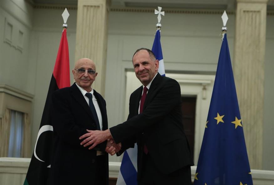 Αγκίλα Σάλεχ - Γιώργος Γεραπετρίτης (ΣΩΤΗΡΗΣ ΔΗΜΗΤΡΟΠΟΥΛΟΣ/EUROKINISSI)