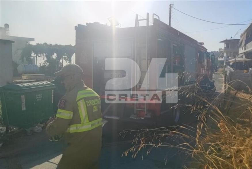 Χανιά, εικόνα από το σημείο (creta24.gr)