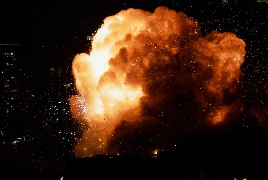 Έκρηξη σε κτίριο στο Τελ Αβίβ (AP Photo/Tomer Neuberg)