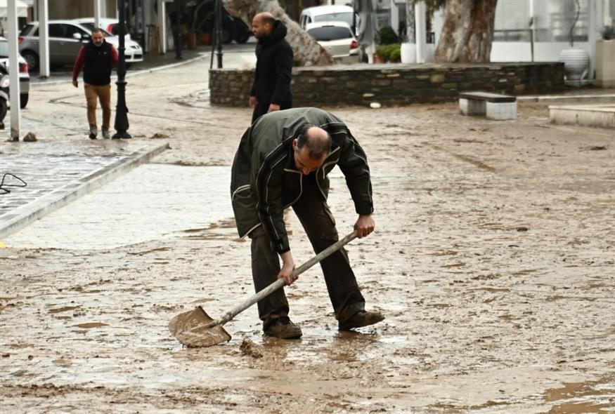 Καταιγίδα και πλημμύρα (Eurokinissi)