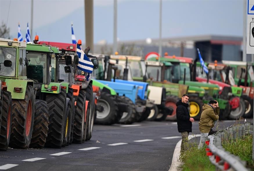 Αγρότες - Μπλόκα (Eurokinissi)