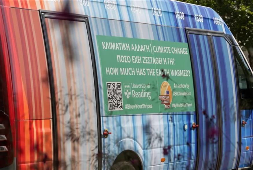 Καλαμάτα: Στους δρόμους το πρώτο λεωφορείο που «μιλάει» για την κλιματική αλλαγή