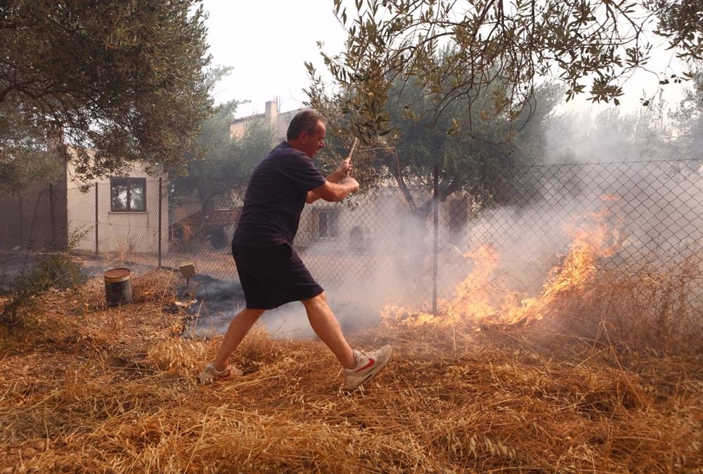 Δεύτερη μέρα μάχης με τις φλόγες στη Δυτική Αττική: Αποκαρδιωτικές εικόνες