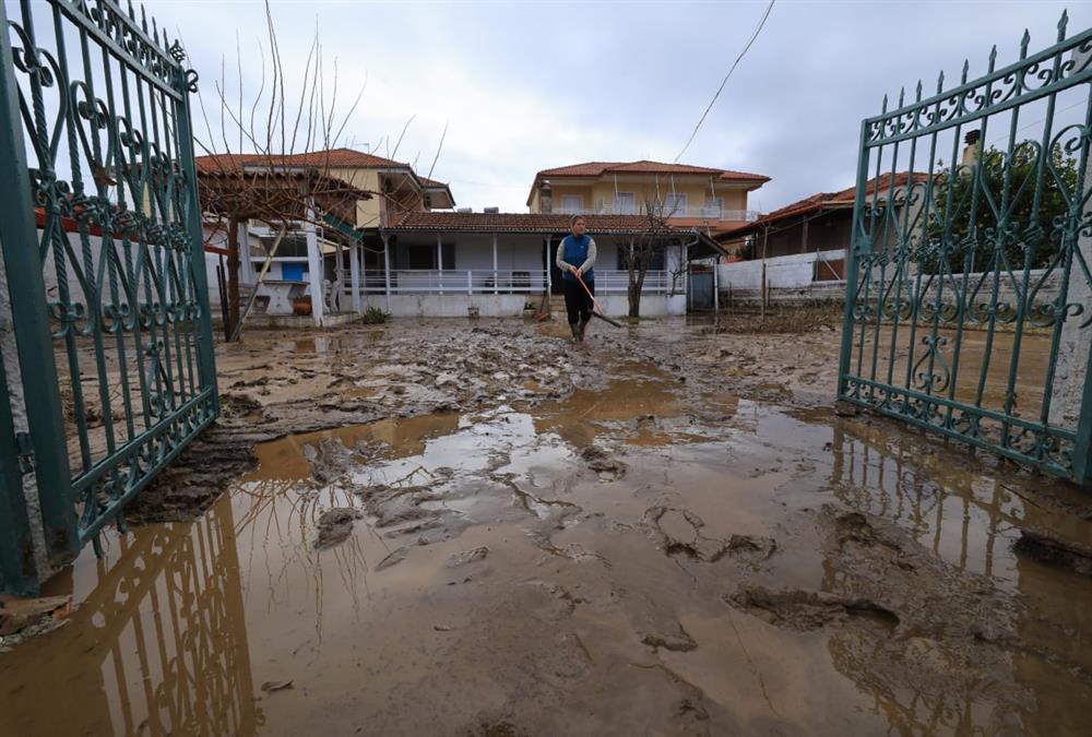 Εικόνες καταστροφής στον Αγιόκαμπο Λάρισας από την κακοκαιρία - Θάλασσα και στεριά έγιναν ένα