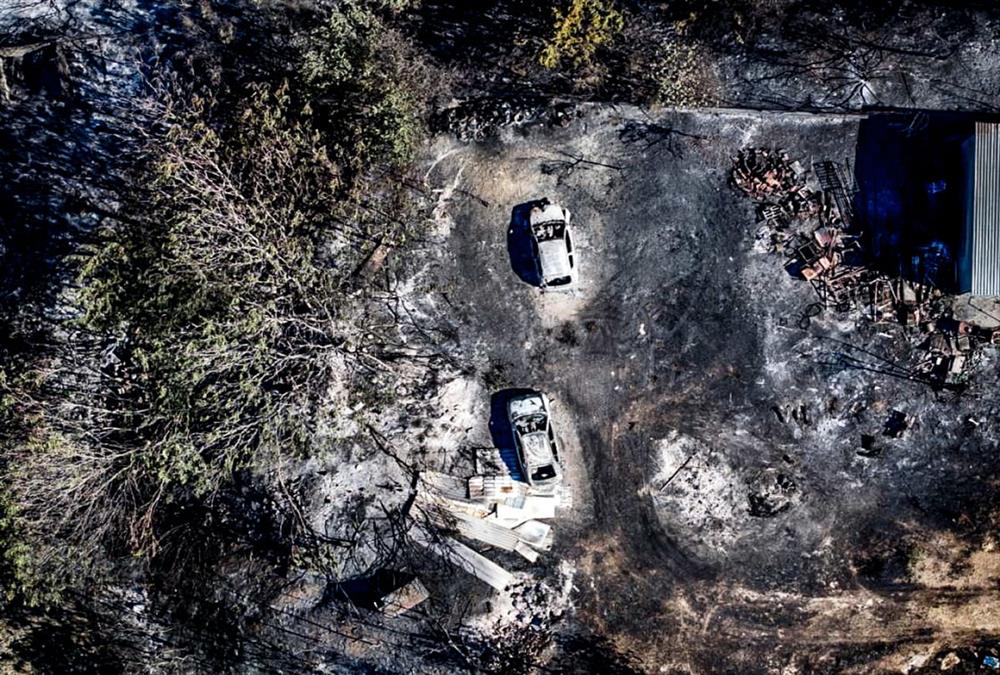 Αποκαρδιωτικές εικόνες στο Ωραιόκαστρο: Η καταστροφή από ψηλά