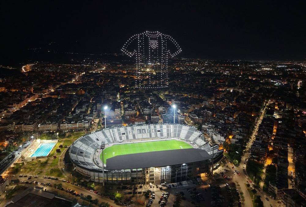 Η «λαοθάλασσα» στη μεγάλη γιορτή του ΠΑΟΚ για τα 100 χρόνια και το εντυπωσιακό drone show