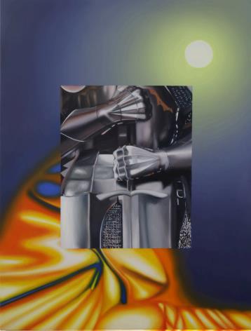 Devil’s Advocate, 2026, oil on canvas, 36 x 48 in (Joseph J. Greer/Hyacinth Gallery)